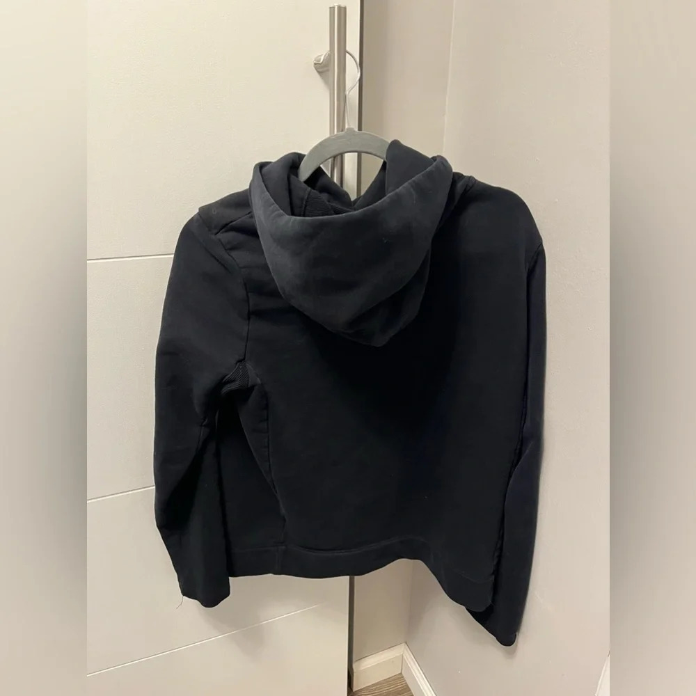 James Perse Estilo Hooded Full Zip Black Sweatshirt Jacket Size 4 XL - Picture 3 of 5